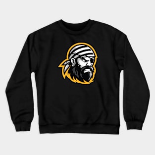 Pirate Mascot Baseball Fan T-Shirt! Crewneck Sweatshirt